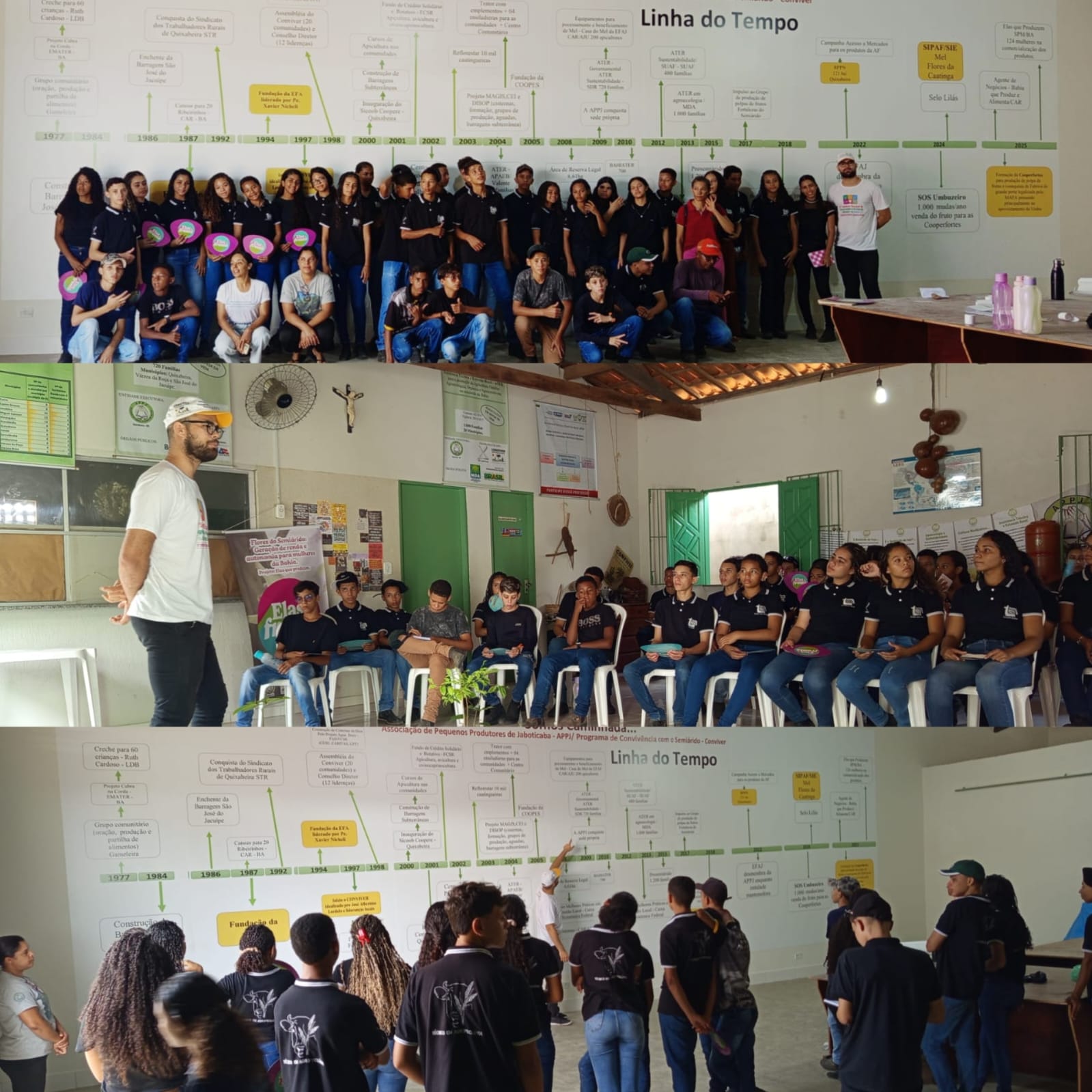 Visita da EFAJ com debate sobre  Associativismo e Cooperativismo